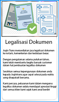 LEGALISASI DOKUMEN SATU