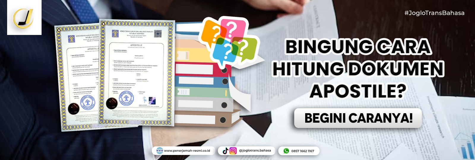 BINGUNG CARA HITUNG JUMLAH DOKUMEN APOSTILLE